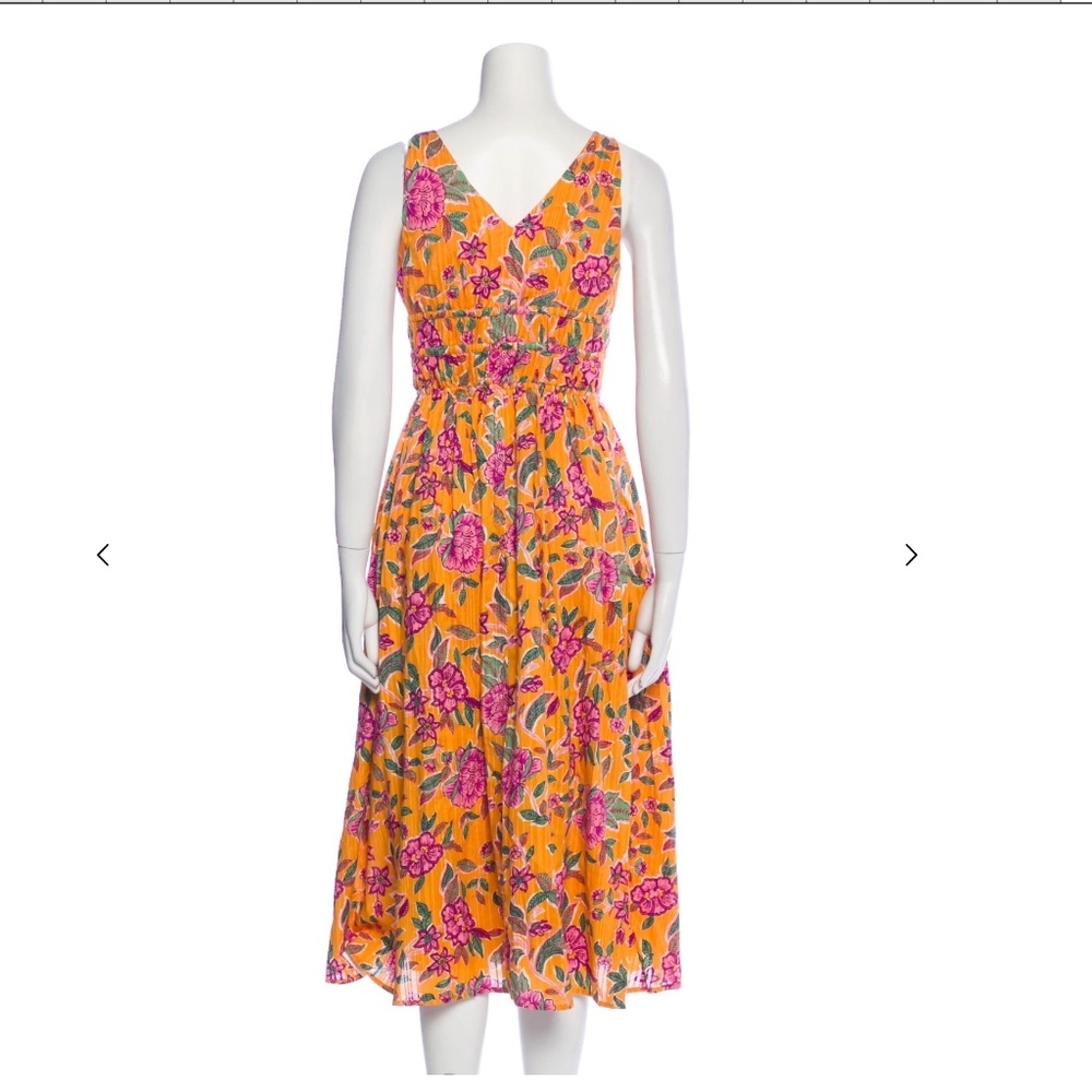 Caroline Constas Floral Print Midi Length Dress - Picture 2 of 3
